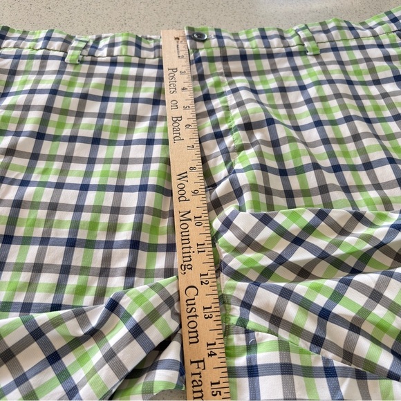 Chaps Golf 78 Bermuda Shorts Size 42 Plaid Multicolor Polyester Elastane Blend - Picture 10 of 14